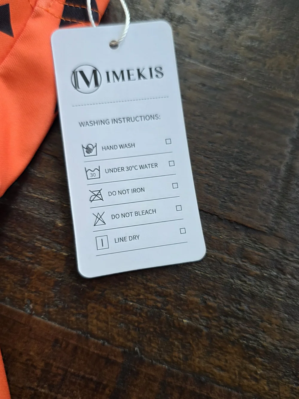 Imekis playful orange